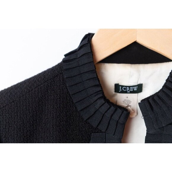 J Crew Women's Black Blazer Size 6 Jacket Suit Business - Picture 3 of 11